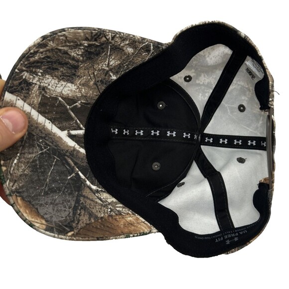 LOT OF 3 - CAMOUFLAGE HATS - HAWKEYES - CABELA’S - UNDER ARMOUR - Picture 9 of 9